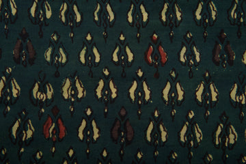Cotton Cambric Jahota Block Printed Fabric