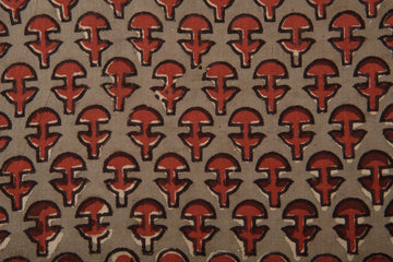 Cotton Cambric Jahota Block Printed Fabric