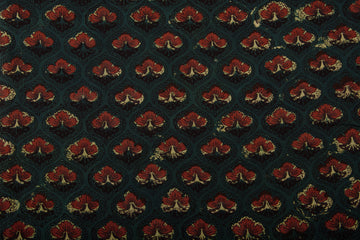 Cotton Cambric Jahota Block Printed Fabric