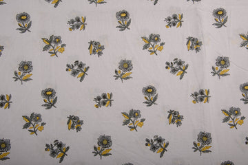 Cotton Cambric Traditional Mughal Block Print Fabric