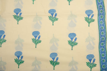 Cotton Silly Cambric Mughal Print Fabric