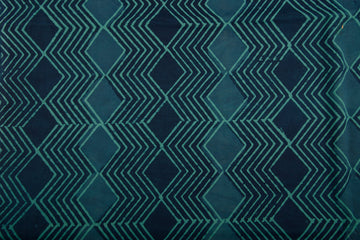 Cotton Cambric Dabu Block Printed Fabric