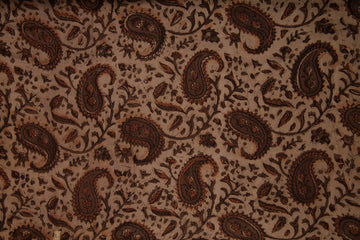 Modal Fabric Dabu Paisly Printed Fabric