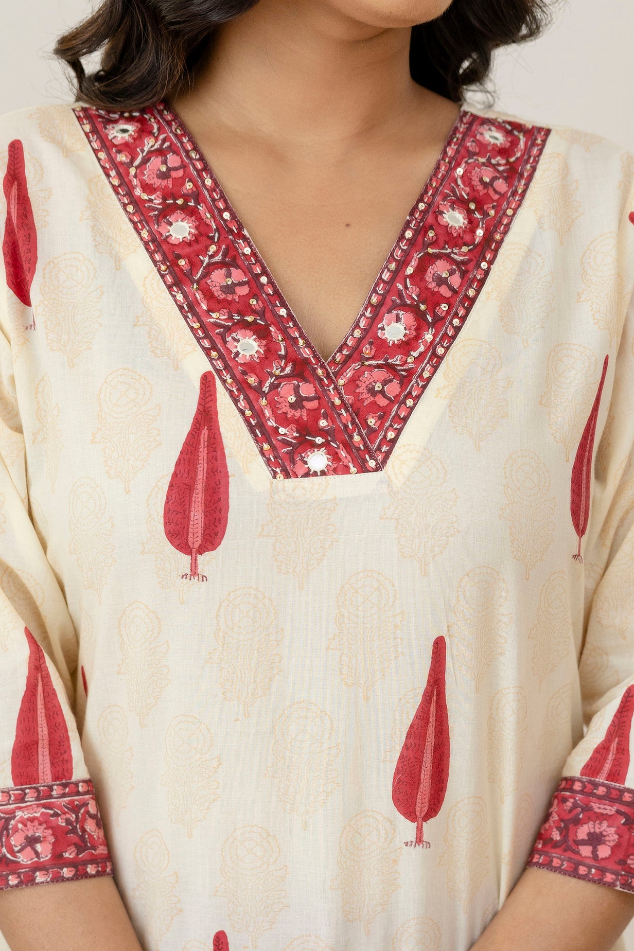 Block Printed Cotton Kurta