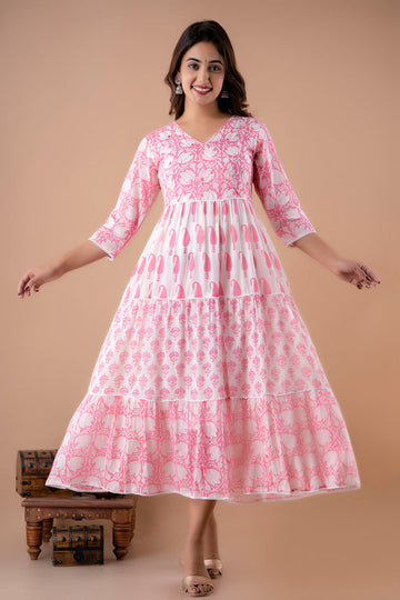 Block Printed Dress