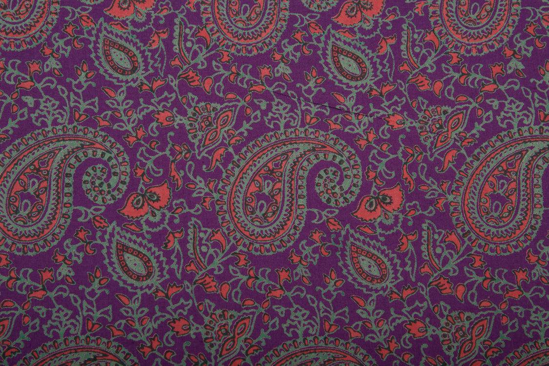 Cotton Cambric Traditional Block Print