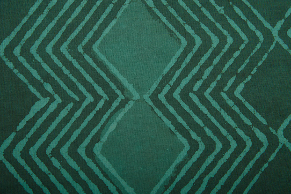 Cotton Cambric Dabu Block Printed Fabric
