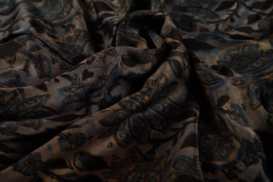 Modal Fabric Dabu Block Printed