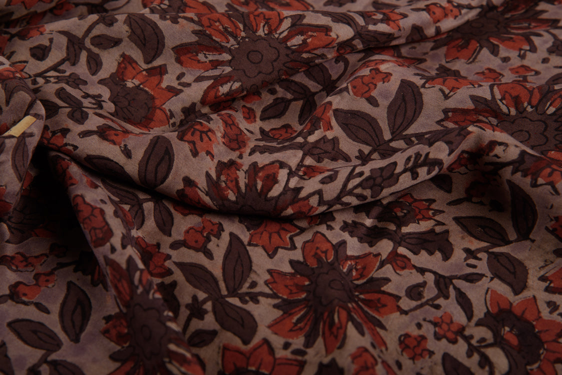 Modal Fabric Dabu Block Printed
