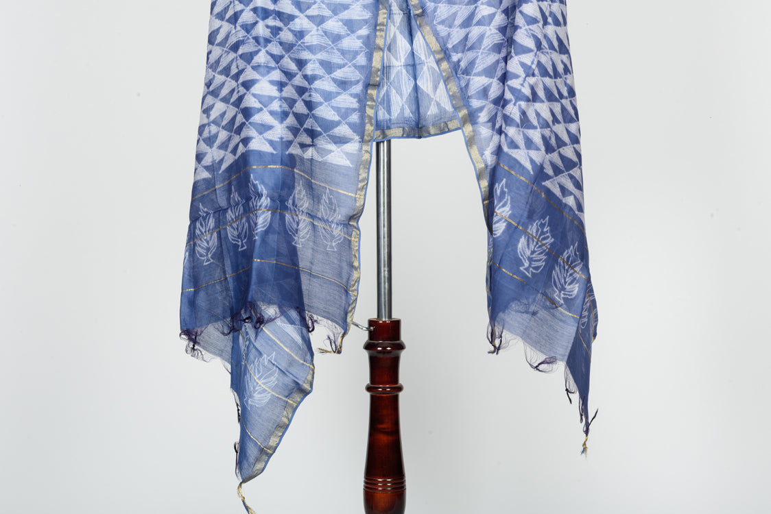 Traditional Chanderi Shibhori Dupatta