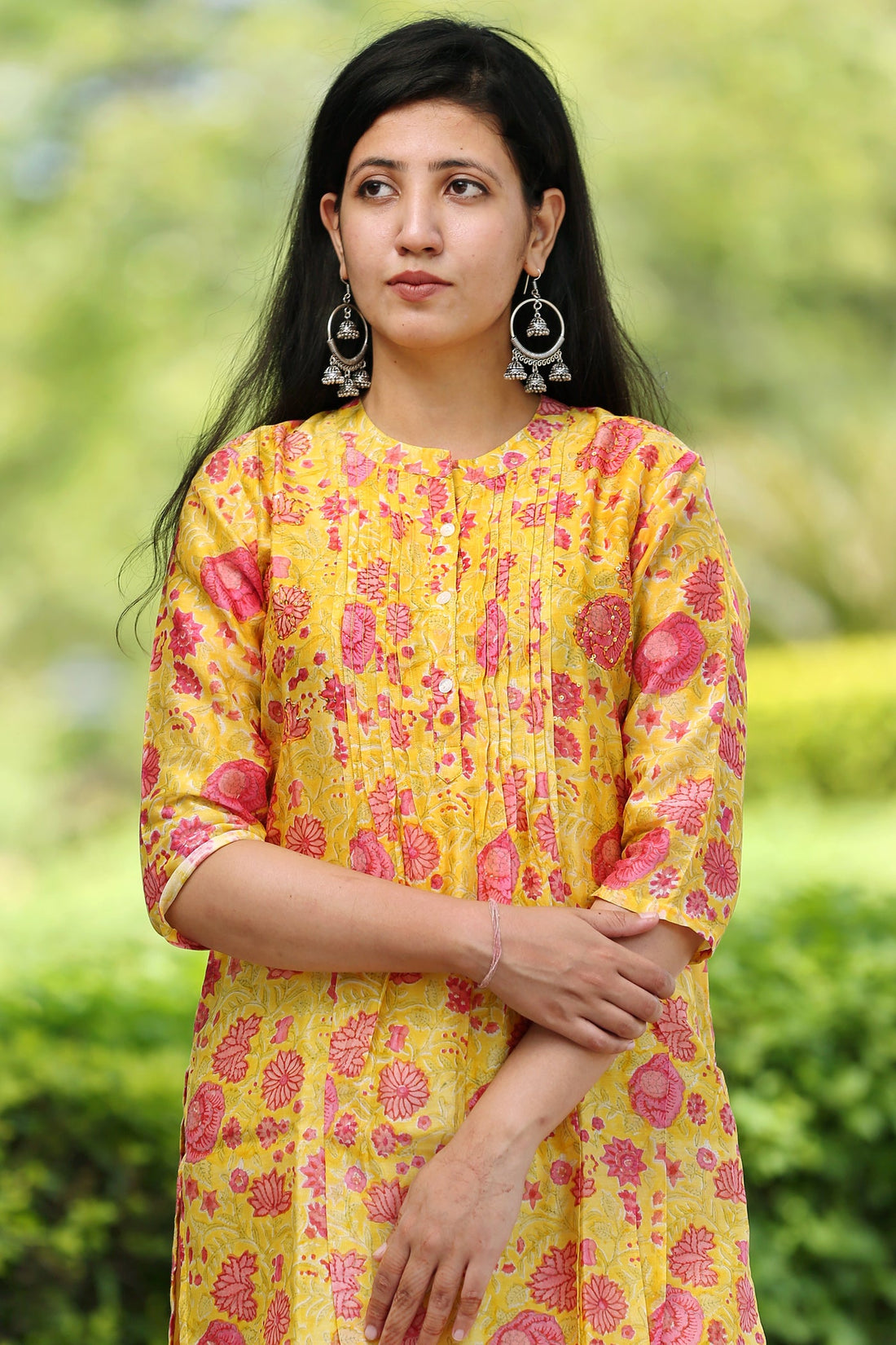 Chanderi silk kurta