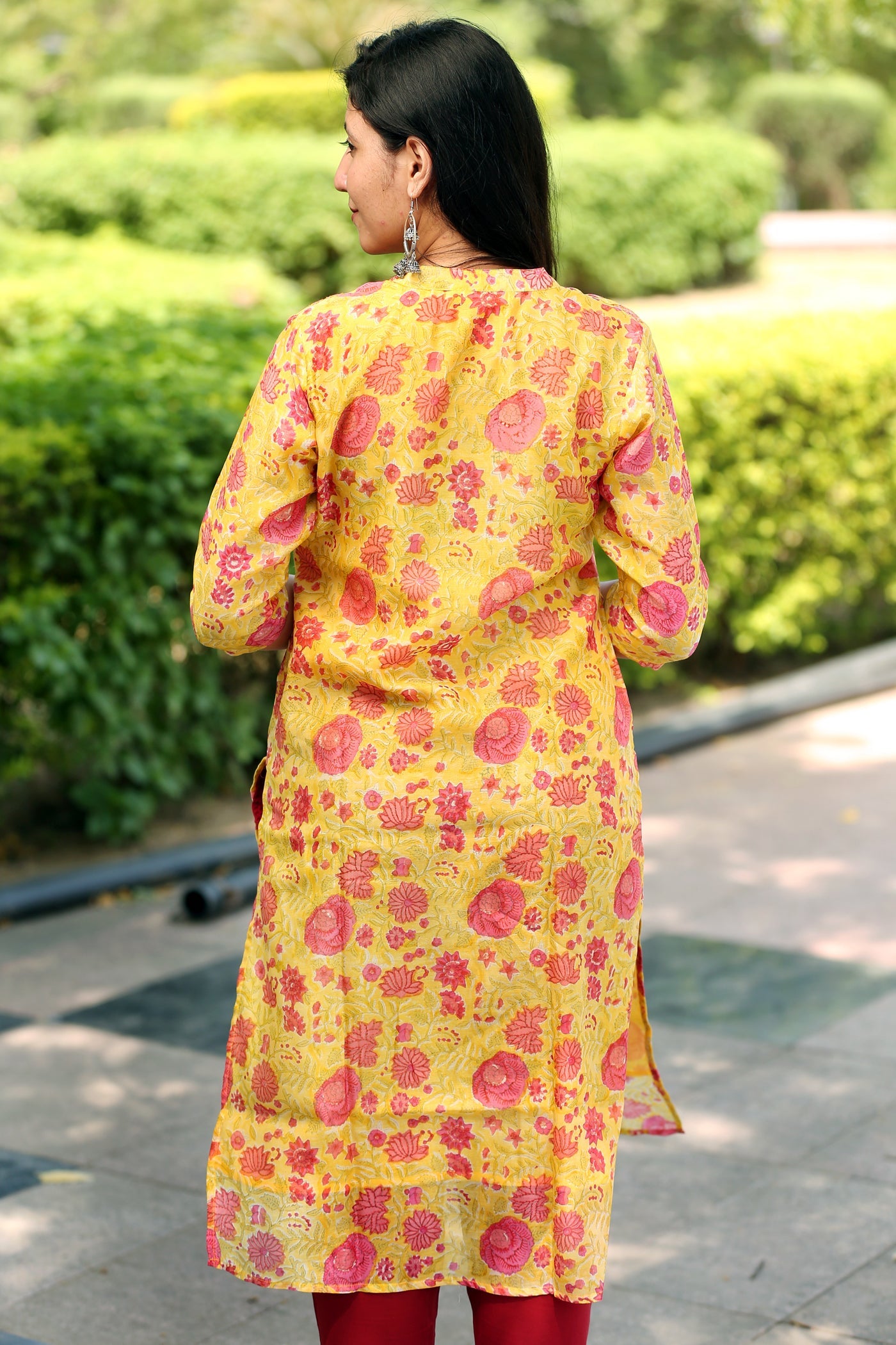 Chanderi silk kurta