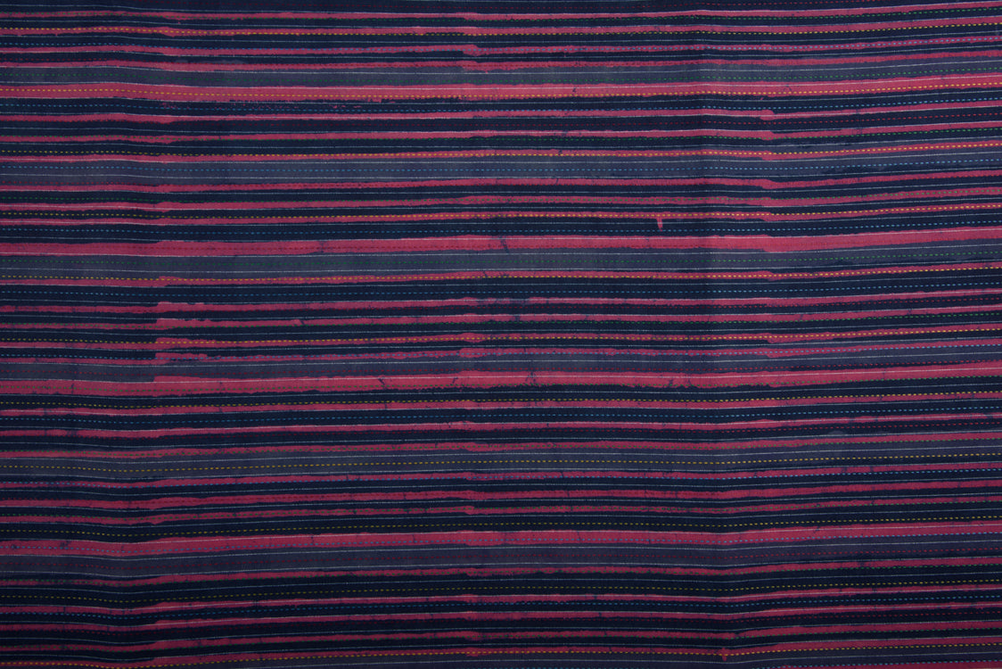 Cotton Katha Fabric in Dabu Block Printed