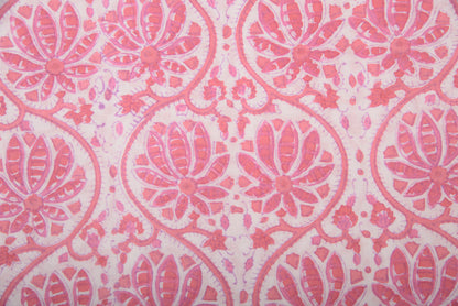 Cotton Cambric Traditional Block Print Fabric