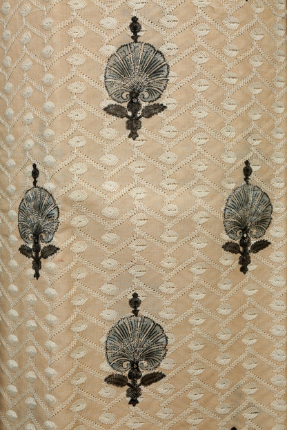 Cotton Cambric chicken Dress Material with kota doria dupatta