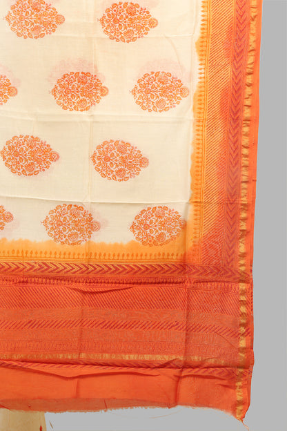 chanderi silk dress material with chanderi silk dupatta